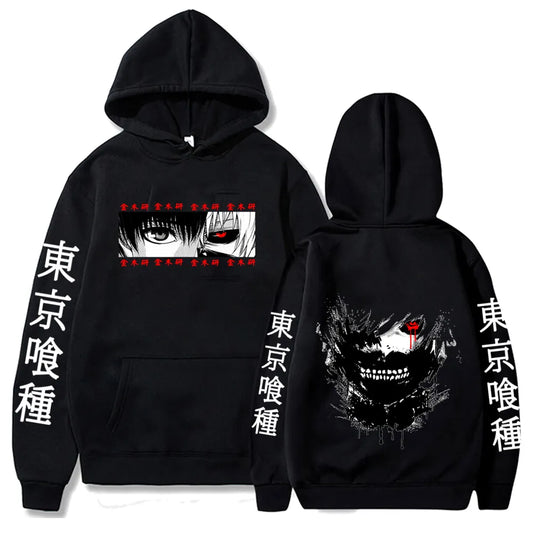 Anime Hoodie Mens Fashion Warm Sweatshirt